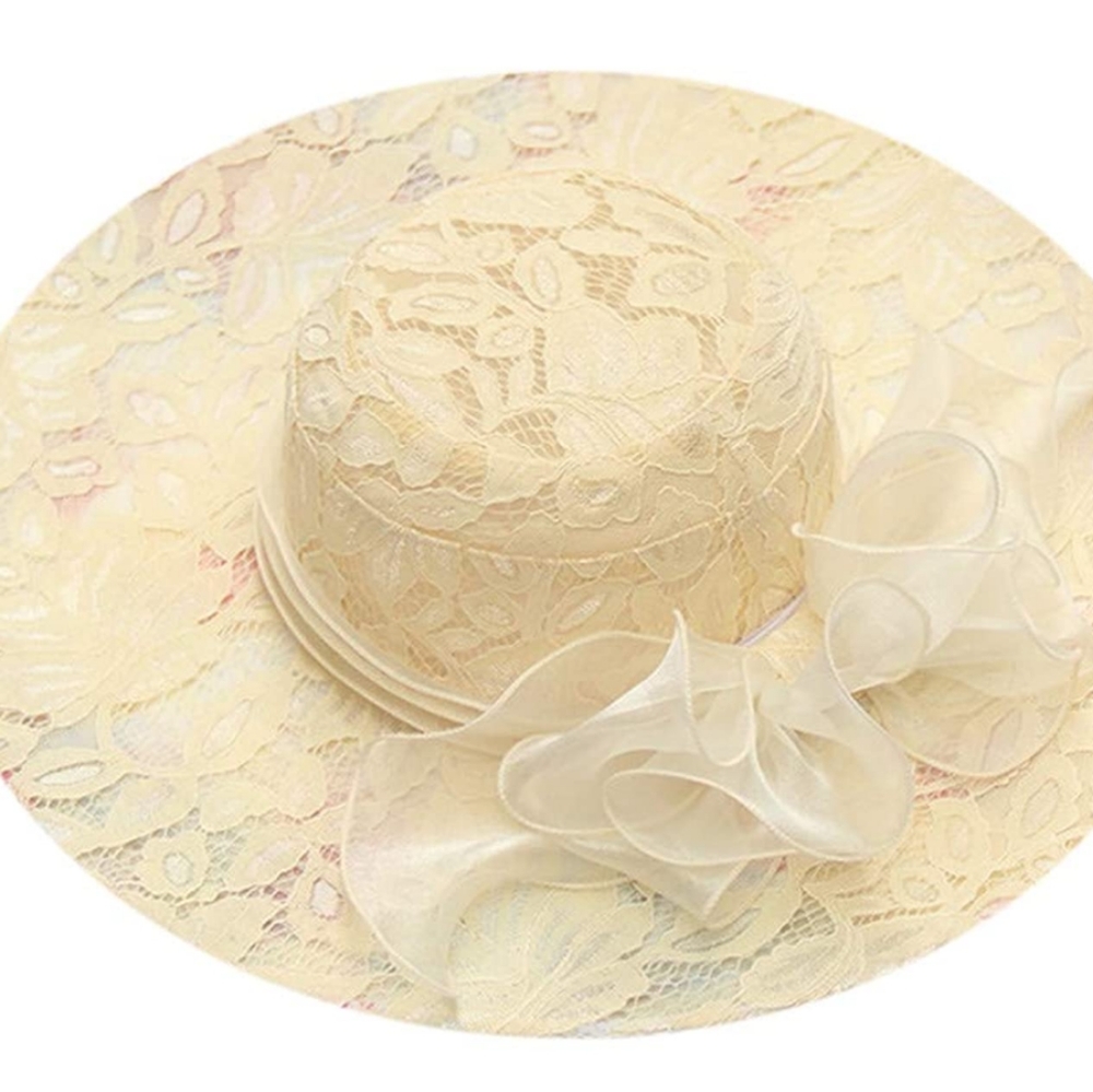 Classic Sophisticated Wide Brim Floppy Hat Wedding Bride Kentucky Derby Summer